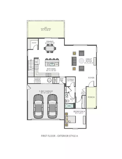 Floorplan - 4329 Tullamore Ave, Lathrop, CA 95330 photo 1 of 3