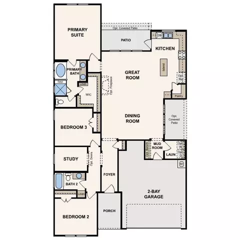 Floorplan - 8427 Shyleaf Ct, Fulshear, TX 77441 photo 1 of 1