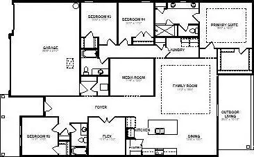 Floorplan - 1325 Murrell Loop, Middleburg, FL 32068 photo 1 of 1