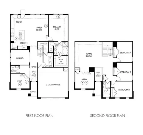 Floorplan - 2015 Bluff Oak Ct, Conroe, TX 77304 photo 1 of 1
