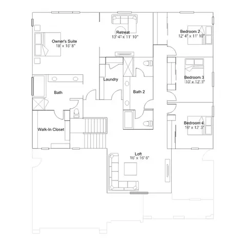 Floorplan - 14364 Pace St, Hesperia, CA 92344 photo 3 of 4