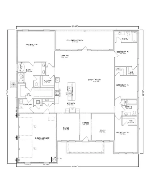 Floorplan - Mcfarland Road, Mobile, AL 36582 photo 1 of 1