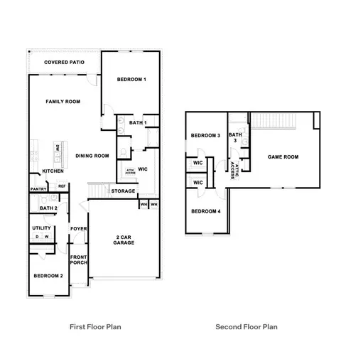 Floorplan - 2313 Bronc Buster Way, Leander, TX 78641 photo 1 of 1