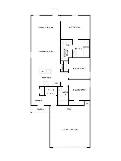 Floorplan - 336 Bollinger Blvd, Maxwell, TX 78656 photo 1 of 1