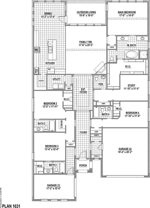 Floorplan - 2313 Junction Dr, Celina, TX 75009 photo 1 of 2