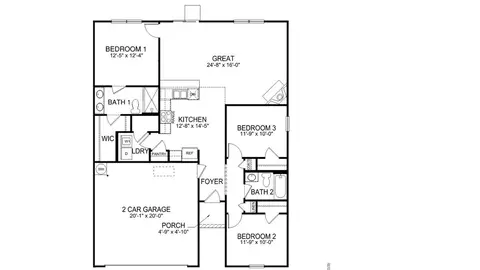 Floorplan - 28 Wheatfield Rd, Fletcher, NC 28732 photo 1 of 1
