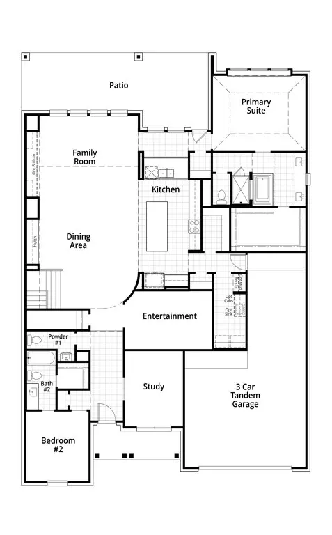 Floorplan - 325 Vale Run, Kyle, TX 78640 photo 1 of 2