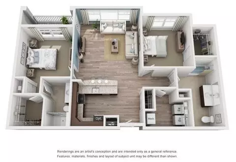 Floorplan - Unit 203, Lewes, DE 19958 photo 1 of 2