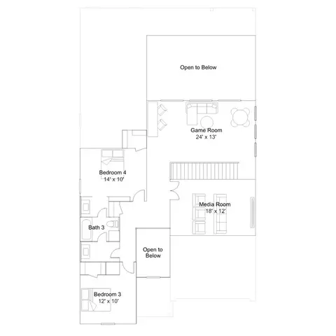 Floorplan - 1605 Four Waters Loop, Georgetown, TX 78628 photo 1 of 1