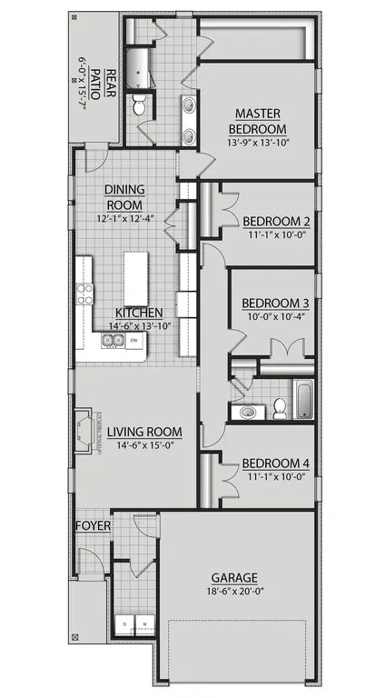 Floorplan - 109 Natureview Way, Freeport, FL 32439 photo 1 of 1