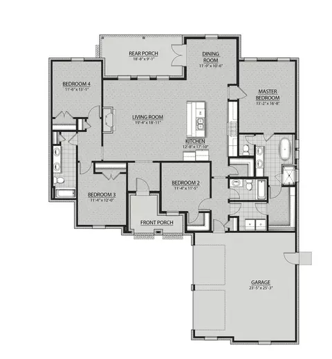 Floorplan - 28 N Saint Claire Ln, Freeport, FL 32439 photo 1 of 1
