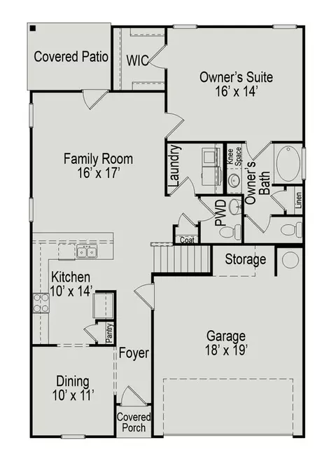 Floorplan - 8112 Harbour Chase Loop, Ooltewah, TN 37363 photo 1 of 1