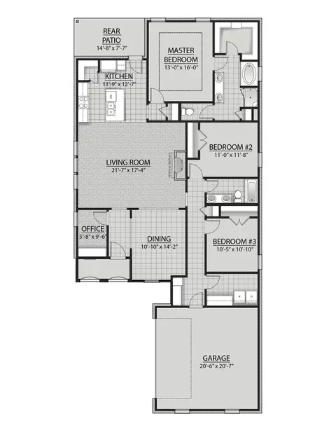 Floorplan - 35 Butterfly Bnd, Freeport, FL 32439 photo 1 of 1