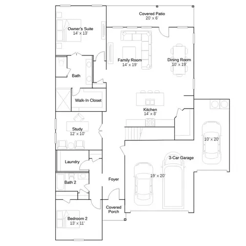 Floorplan - 109 Old Glory Rd, Bertram, TX 78605 photo 1 of 2