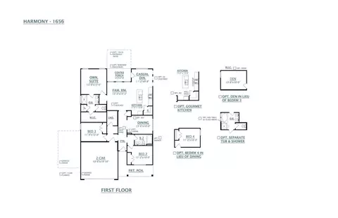 Floorplan - 3020 Emberly Dr, Roebuck, SC 29376 photo 1 of 1