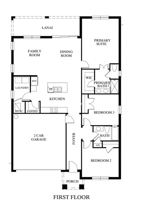 Floorplan - 3874 Daybreak Run Loop, Spring Hill, FL 34609 photo 1 of 1