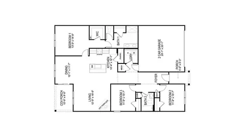 Floorplan - 7331 Babbling Brook Ln, Corryton, TN 37721 photo 1 of 1