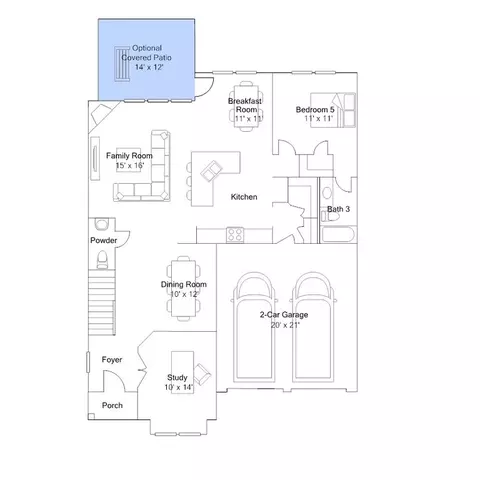 Floorplan - 376 Camellia Bloom Dr, Moncks Corner, SC 29461 photo 2 of 3
