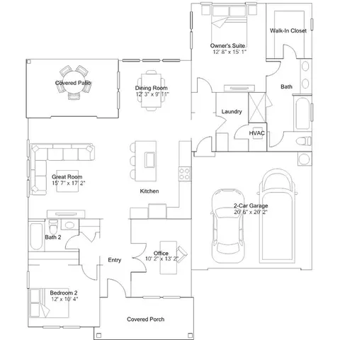 Floorplan - 1085 Folgate Dr, Sequim, WA 98382 photo 1 of 1