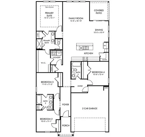 Floorplan - 127 Jasmine Dr, Longs, SC 29568 photo 1 of 1