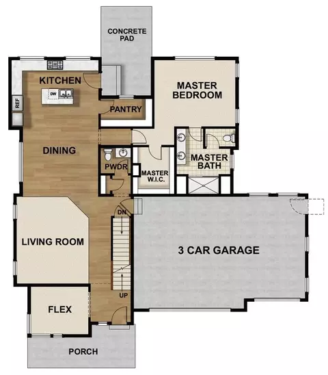 Floorplan - 2737 E Hayloft Ln, Heber, UT 84032 photo 1 of 3