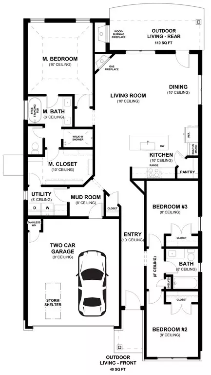 Floorplan - 312 Upland Rd, Moore, OK 73160 photo 1 of 1