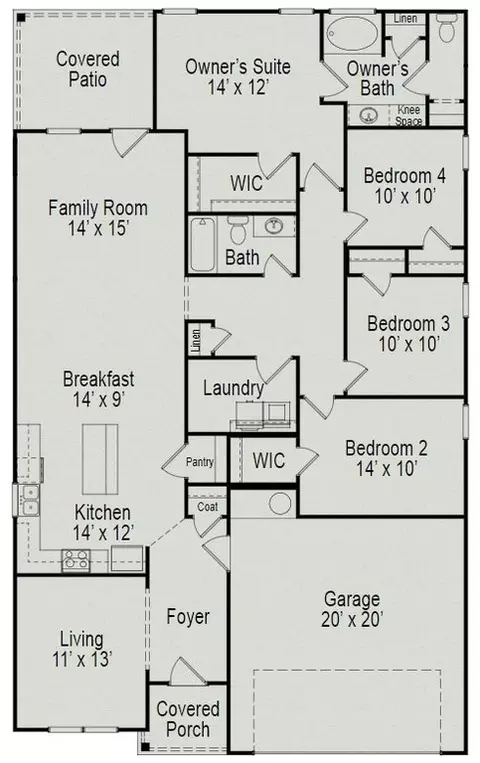 Floorplan - 8419 Shyleaf Ct, Fulshear, TX 77441 photo 1 of 1