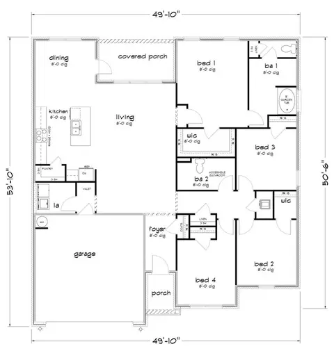 Floorplan - 101 Mulberry Dr, Lucedale, MS 39452 photo 2 of 2
