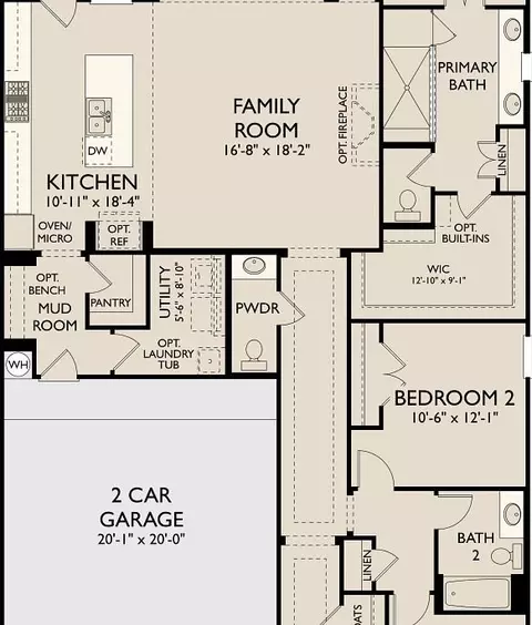Floorplan - 2109 Tupelo Trl, Argyle, TX 76226 photo 1 of 1