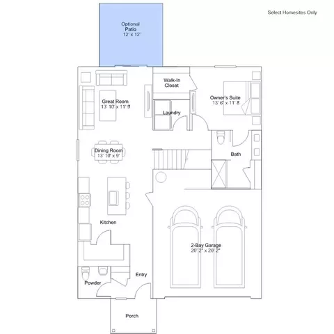 Floorplan - 8014 Black Ledge Way, Antelope, CA 95843 photo 2 of 3