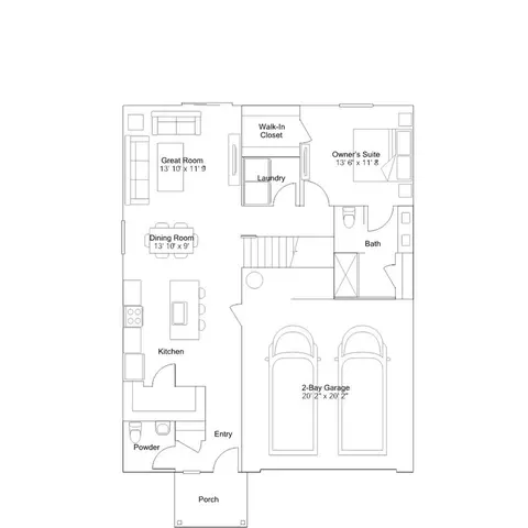 Floorplan - 8014 Black Ledge Way, Antelope, CA 95843 photo 1 of 3