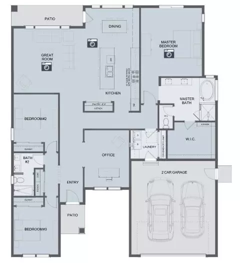 Floorplan - 1642 Buttonwillow St, Minden, NV 89423 photo 1 of 1
