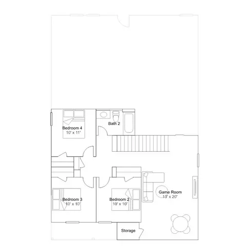 Floorplan - 23824 Tiny Moons Way, Elgin, TX 78621 photo 2 of 2