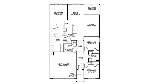 Floorplan - 18746 Caffee Dr, Vance, AL 35490 photo 2 of 2
