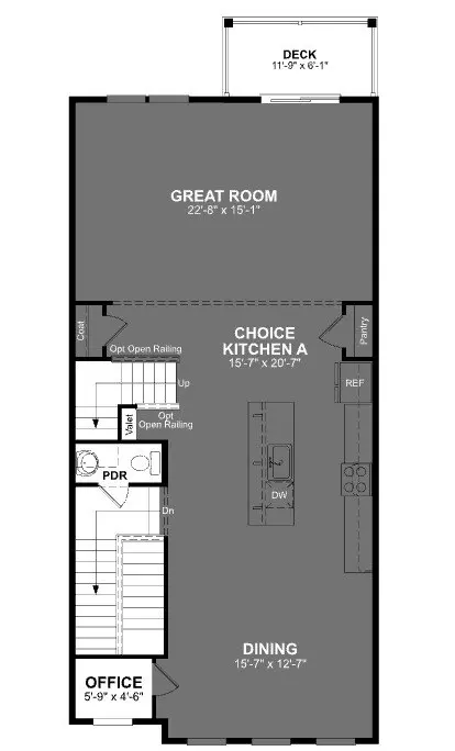 Floorplan - 9894 Sir Barton Way # B, Laurel, MD 20723 photo 3 of 4