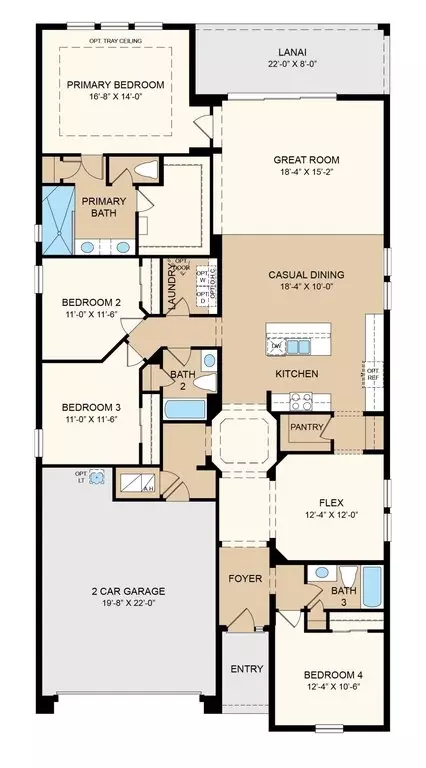 Floorplan - 3862 Windward Dr, Cocoa, FL 32926 photo 1 of 2