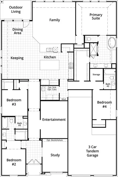 Floorplan - 5403 Elegance Pl, Manvel, TX 77578 photo 1 of 1