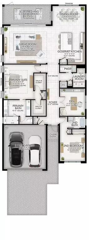 Floorplan - 2841 Ridgecrest Pl, Naples, FL 34112 photo 1 of 1