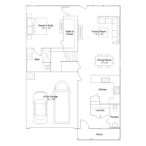Floorplan - 1508 King Oaks Lp, Conway, SC 29526 photo 1 of 2
