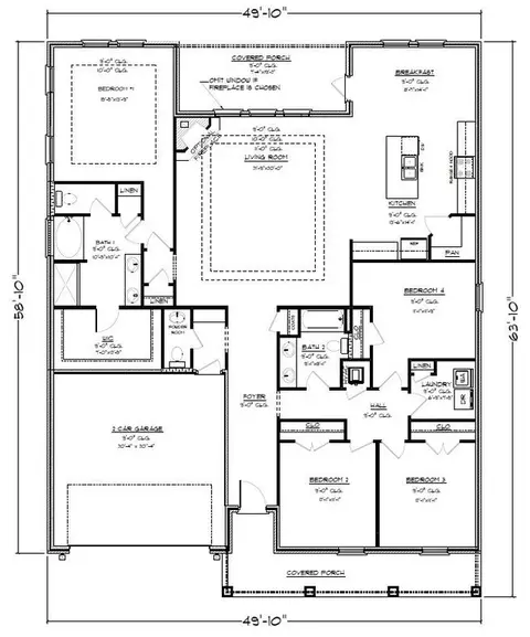 Floorplan - 2382 Hamilton Ridge Dr E, Mobile, AL 36695 photo 1 of 1