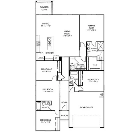 Floorplan - 7325 Carson View Ln, Jacksonville, FL 32219 photo 1 of 1