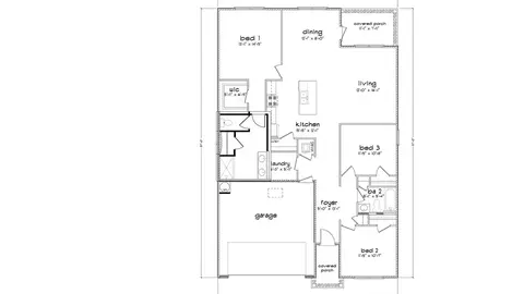 Floorplan - 96 Dockside Rd, Freeport, FL 32439 photo 1 of 1