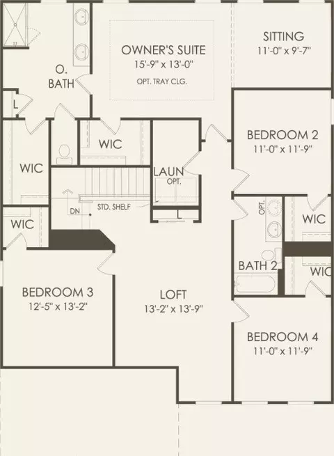 Floorplan - 702 Risdon Trl N, Saline, MI 48176 photo 2 of 2