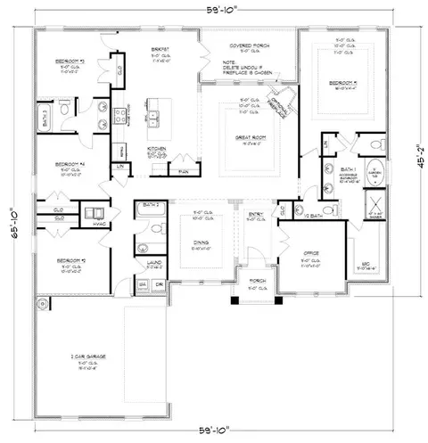 Floorplan - 2369 Hamilton Ridge Dr E, Mobile, AL 36695 photo 1 of 1