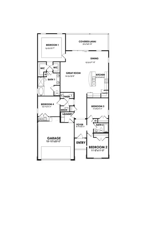 Floorplan - 10370 Tucker Rd, Weeki Wachee, FL 34613 photo 1 of 1