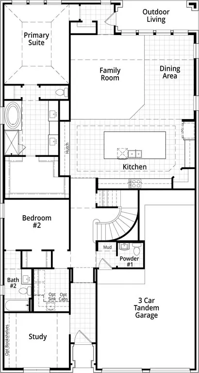 Floorplan - 920 Shooting Star Dr, Prosper, TX 75078 photo 1 of 2