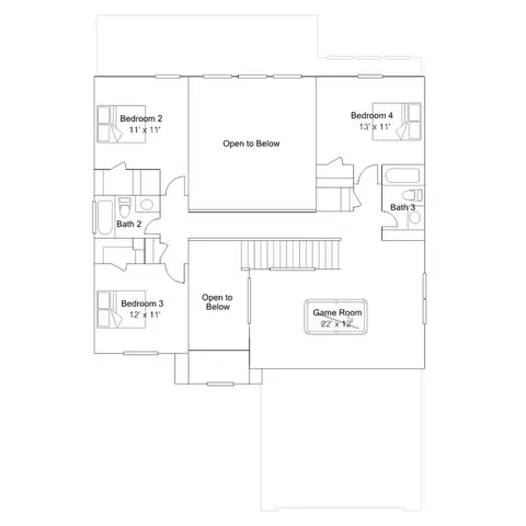 Floorplan - 15028 Goujon Gates Dr, Conroe, TX 77302 photo 2 of 2