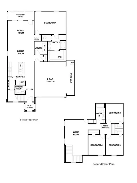 Floorplan - 430 Denali Dr, Kyle, TX 78640 photo 1 of 1