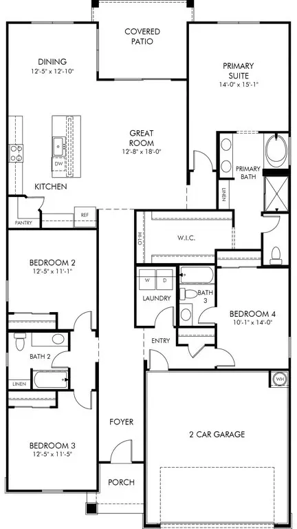 Floorplan - 5337 S 244th Ave, Buckeye, AZ 85326 photo 1 of 1