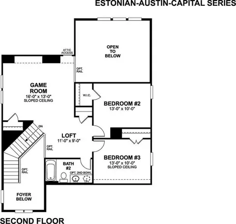 Floorplan - 820 Corvallis Dr, Leander, TX 78641 photo 2 of 2